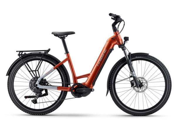 Haibike TREKKING 4 LOW i720Wh 10-G Cues 25 HB YS2S GL_orange/silver Rh L/50