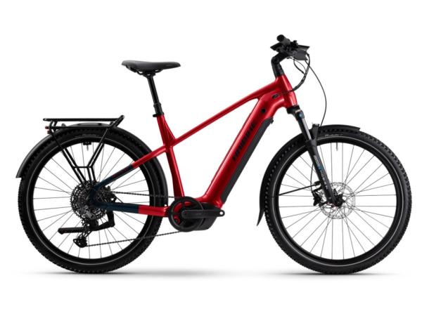 Haibike TREKKING 7 HIGH i800Wh 11-G Cues 25-26 HB BCXK GL_dyn. red/blue Rh S/40