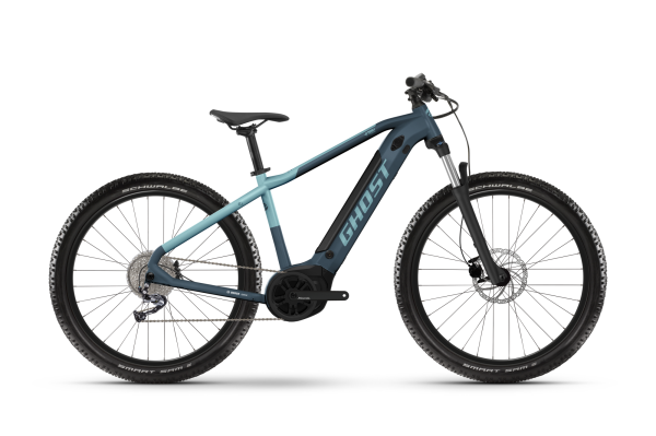 GHOST E-TERU ESSENTIAL HIGH dark grey/metallic light blue - glossy M