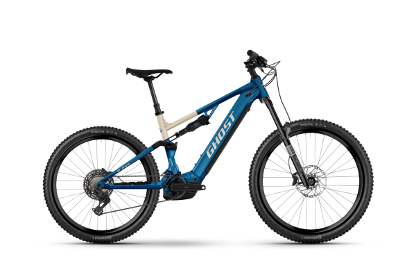 GHOST E-ASX UNIVERSAL candy blue/coffee arctic dust - glossy L