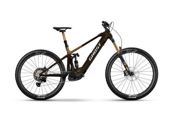 GHOST E-RIOT CF LTD ud carbon-dirt brown/dirt brown gl&auml;nzend M