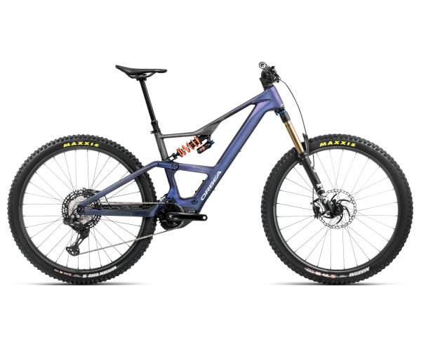 Orbea RISE LT M-TEAM 420W S Tanzanite Carbon View - Carbon Raw (Matt)