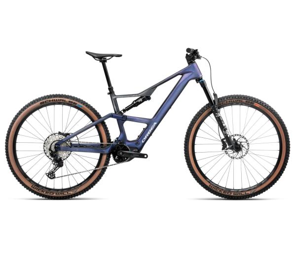 Orbea RISE SL M20 630W S Tanzanite Carbon View - Carbon Raw (Matt)