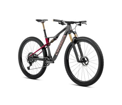 Orbea OIZ M-TEAM FACTORY L Diamond Carbon View (Matt) - Cherry Red (Gloss) Produktbild 1