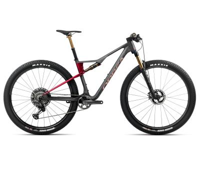 Orbea OIZ M-TEAM FACTORY L Diamond Carbon View (Matt) - Cherry Red (Gloss) Produktbild 3