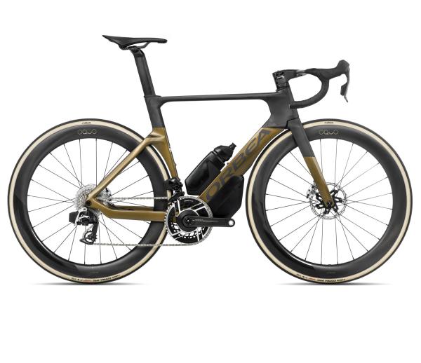 Orbea ORCA AERO M11eLTD 49 Olive Green (Gloss) - Carbon Raw (Matt)
