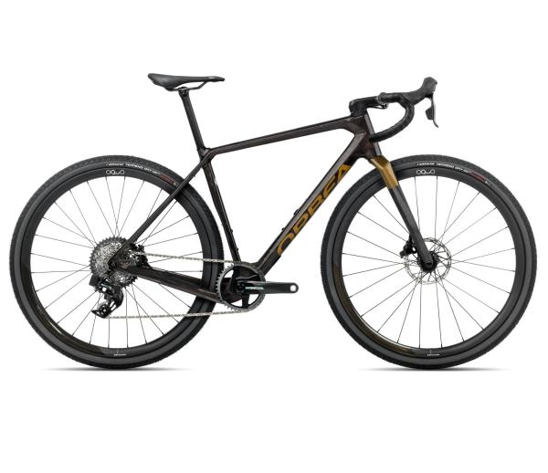 Orbea TERRA M21eTEAM 1X M Cosmic Carbon View - Metallic Olive Green (Gloss)