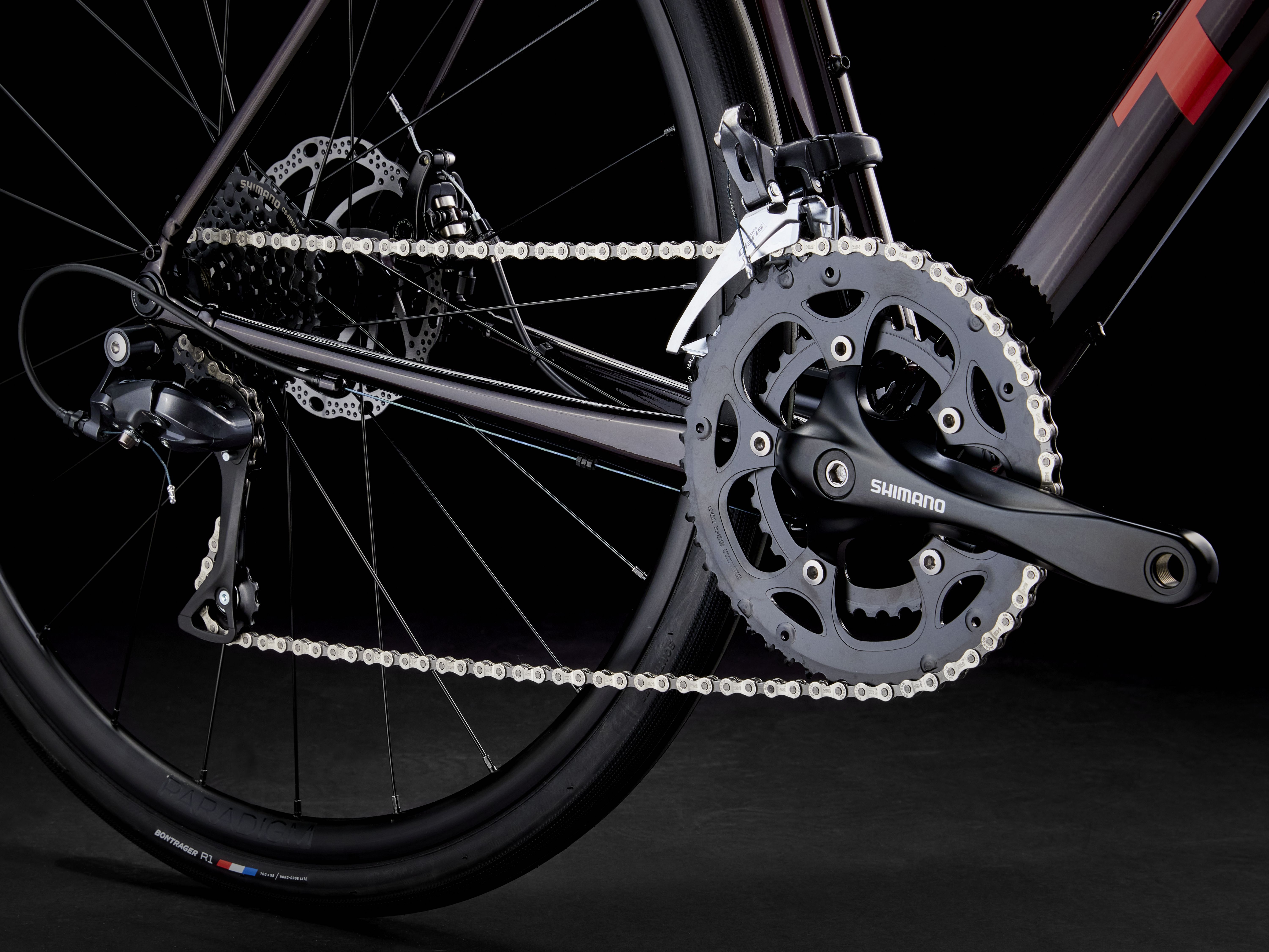 Trek Domane AL 2 61 Crimson to Dark Carmine Fade Produktbild 9