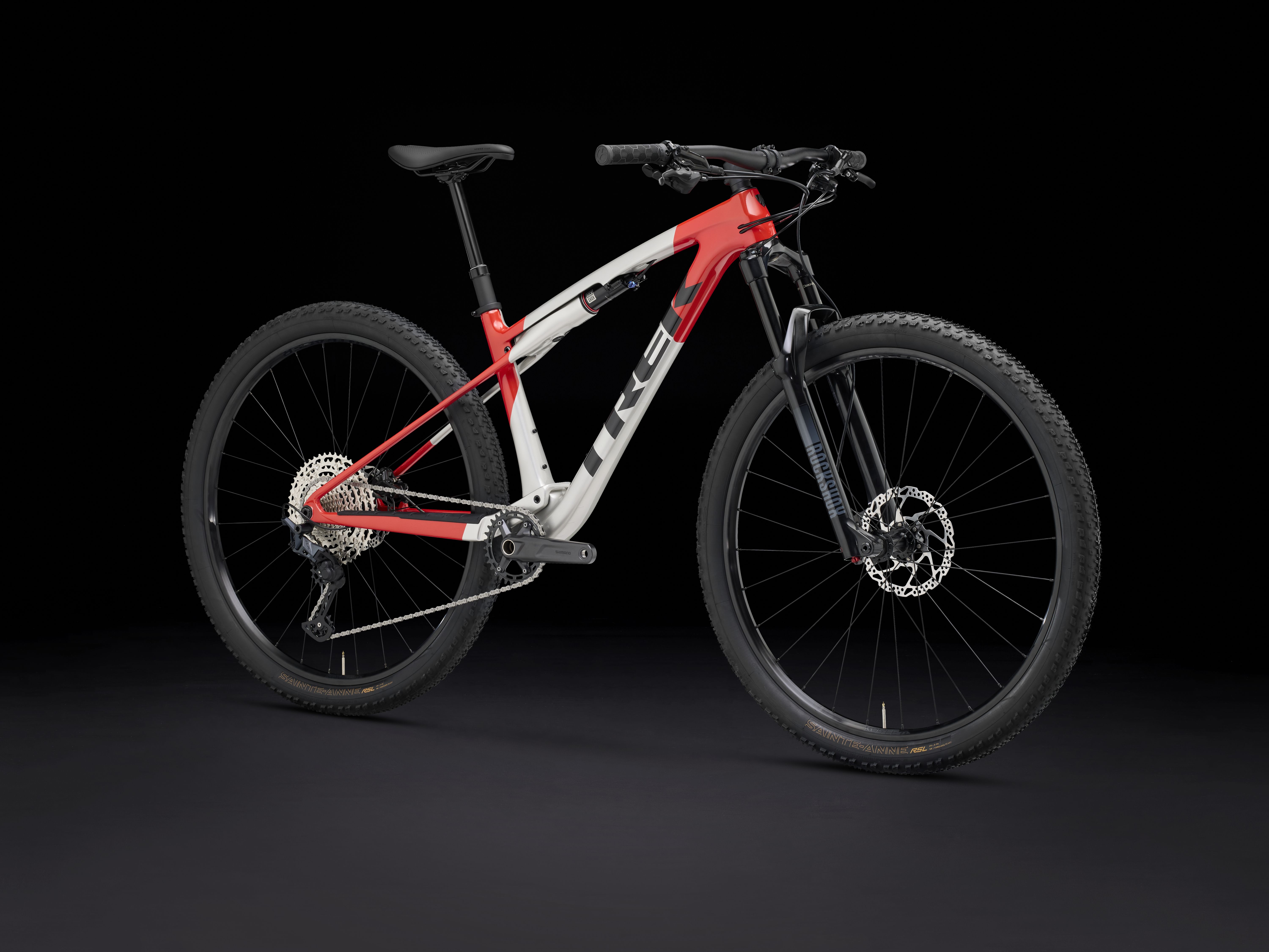 Trek Supercaliber SL 9.6 S Lunar Silver/Lava Red Produktbild 1
