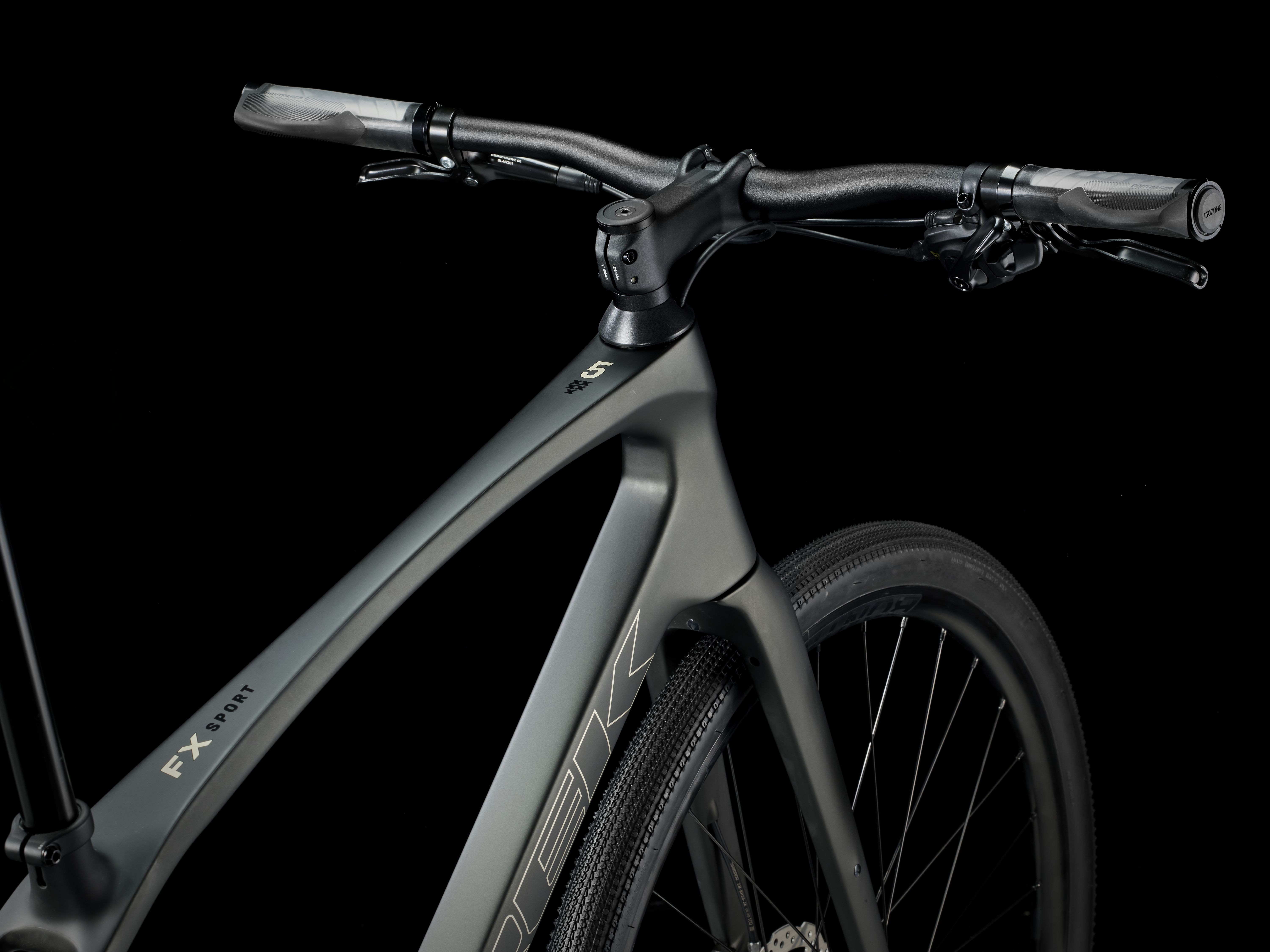 Trek FX Sport SL 5 S Matte Black Olive/Deep Smoke Produktbild 2