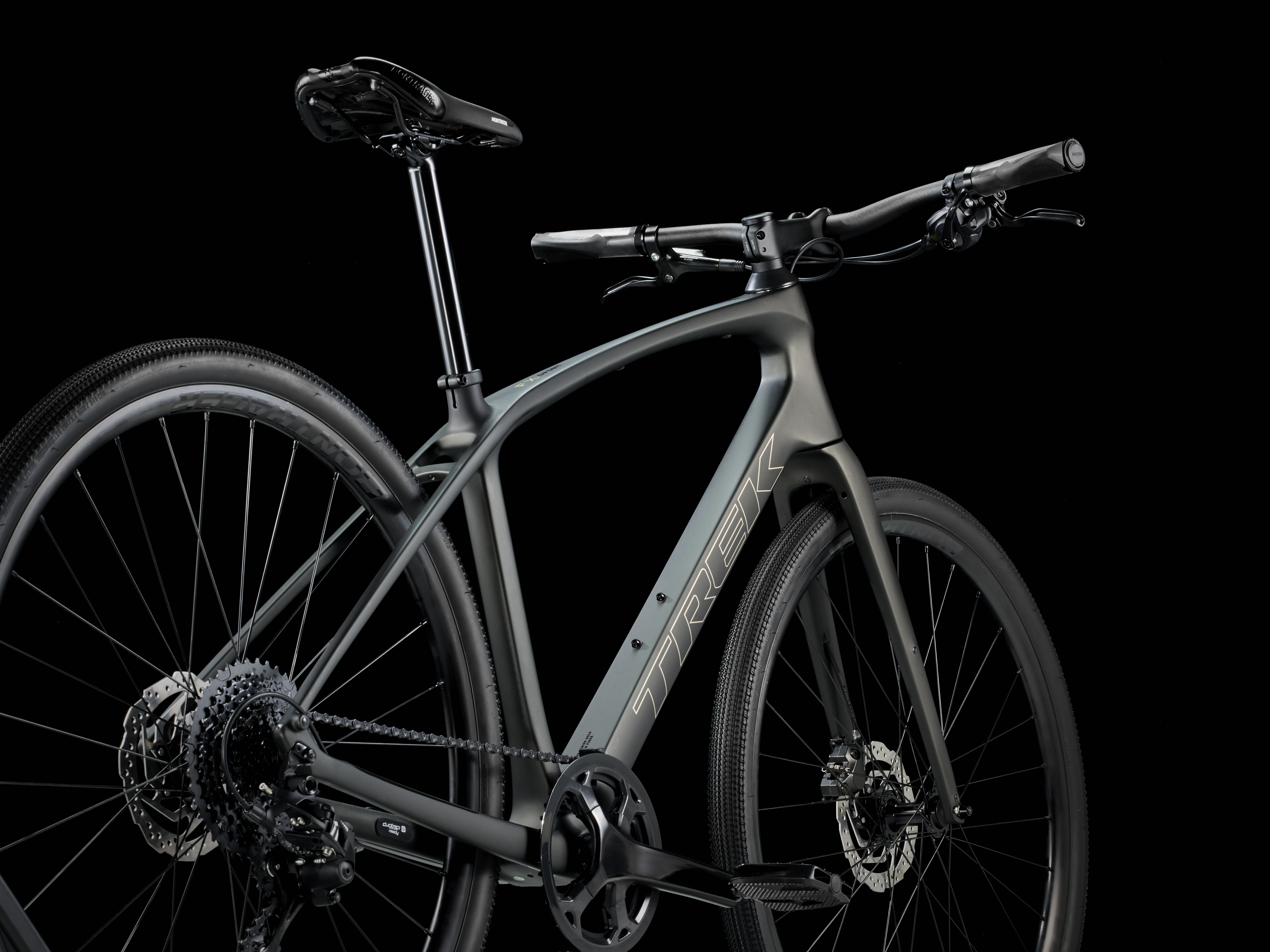 Trek FX Sport SL 5 L Matte Black Olive/Deep Smoke Produktbild 1