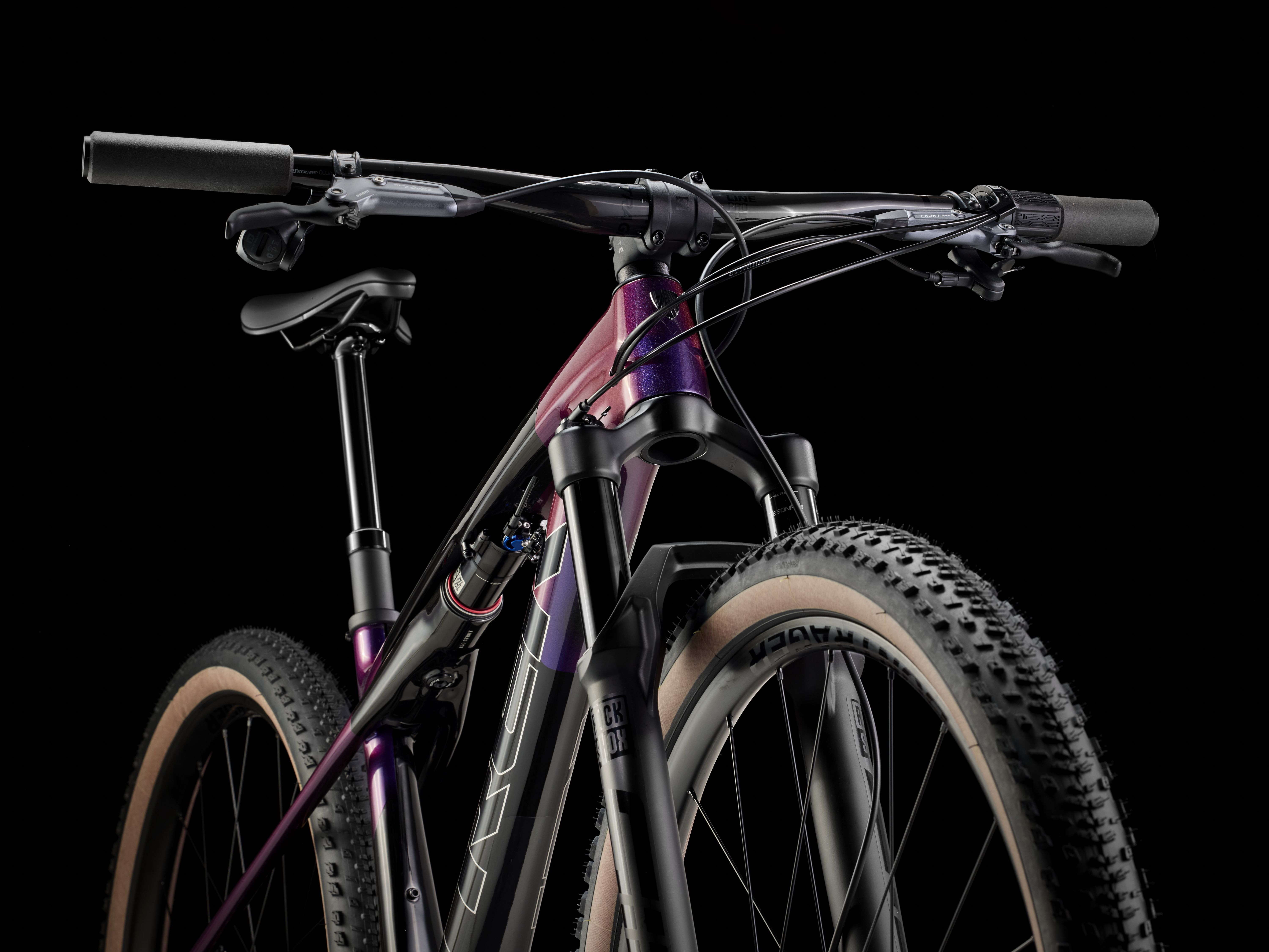 Trek Supercaliber SL 9.7GXAXS M Carbon Smoke/Purple Produktbild 3