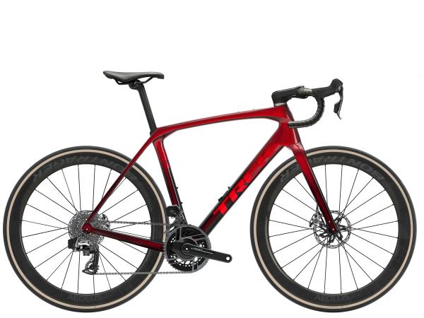 Trek Domane SLR 9 AXS 62 Metallic Red Smoke to Red Carb